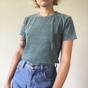Brandy Melville Tops - John Galt faded teal tee Brandy Melville Tops - John Galt faded teal tee